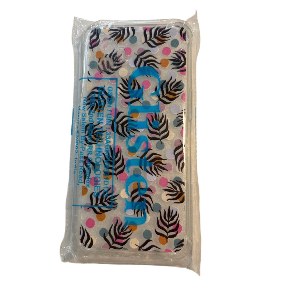 GlamCase Samsung XCover 6 Pro Cover, colorful polka dots and leaves design
